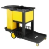Cleaning Trolley with Lockable Cabinet