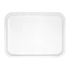 Olympia Kristallon Polypropylene Fast Food Tray White Large 450mm