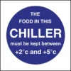 Food In This Chiller Sign