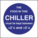 Food In This Chiller Sign