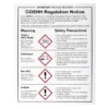 COSHH Regulations Sign