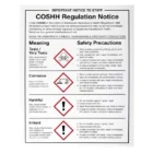 COSHH Regulations Sign