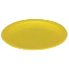 Olympia Kristallon Polycarbonate Plates Yellow 230mm (Pack of 12)