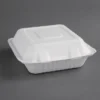Fiesta Compostable Bagasse Hinged Food Containers 223mm (Pack of 200)