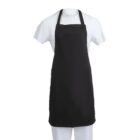Bib Apron Polycotton Black