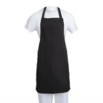 Bib Apron Polycotton Black