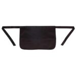 Unisex Money Pocket Apron Black
