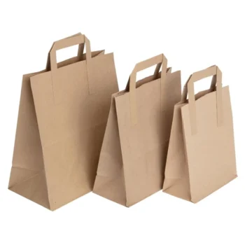 Brown Paper Bag with Handles Large (Pack 250)