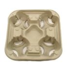 Moulded Fibreboard 4 Cup Carry Tray