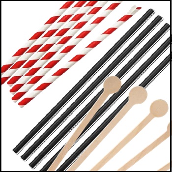 STRAWS & DISC STIRRERS