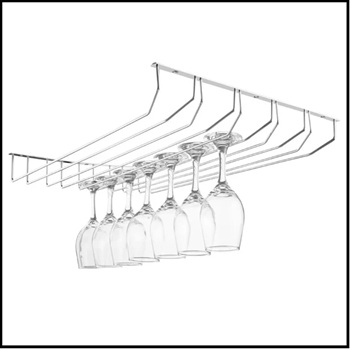 WINE GLASS RACKS & STORAGE